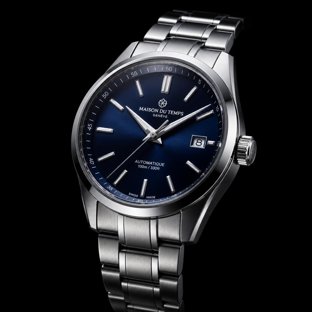 Reloj Automático Acero Esfera Azul 40mm